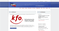 Desktop Screenshot of kfo-sh.de
